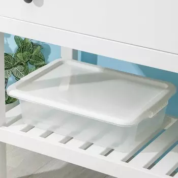 Контейнер для хранения Porter, 8 л, 413111 см, с крышкой, слоновая кость