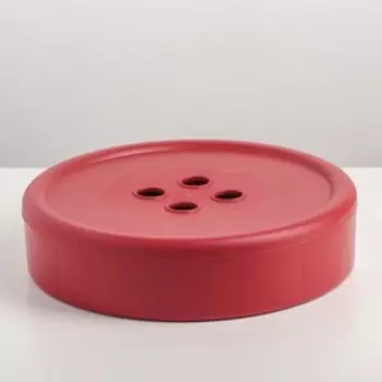 Контейнер для хранения с крышкой QLux «Пуговка», 23,5×23,5×5,5 см, цвет МИКС