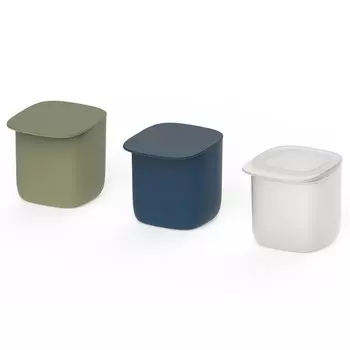 Контейнер для хранения с плоской крышкой Qualy, 600 мл, цвет зелёный