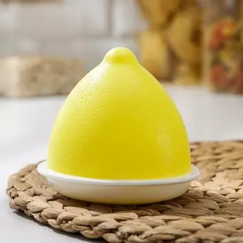 Контейнер для лимона Альтернатива, пластик, жёлтый