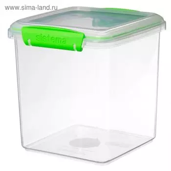 Контейнер для печенья Sistema, цвет зелёный, 2.35 мл
