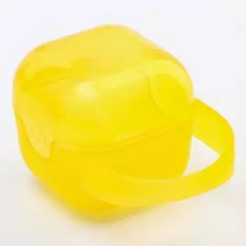 Контейнер для хранения и стерилизации детских сосок и пустышек, желтый