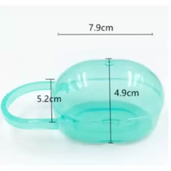 Контейнер для хранения и стерилизации детских сосок и пустышек, синий