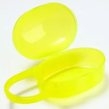 Контейнер для хранения и стерилизации детских сосок и пустышек, желтый