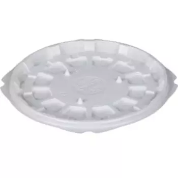 Контейнер для торта Т-165ДШ, круглый, цвет белый, размер 16,6 х 16,6 х 1,05 см