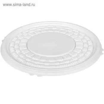 Контейнер для торта Т-290Д, круглый, цвет белый, размер 28,3 х 28,3 х 1,1 см