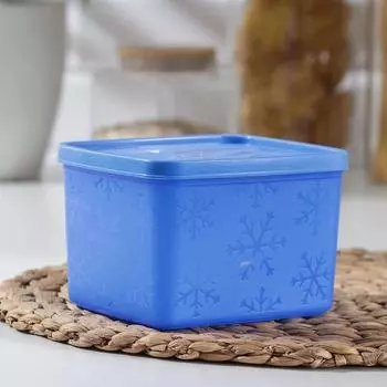 Контейнер для заморозки «Аляска», 1,2 л, 14×13×9,5 см, цвет МИКС