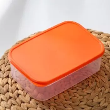 Контейнер Доляна 1,2 л, цвет оранжевый