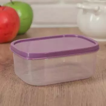 Контейнер пищевой Доляна, 500 мл, цвет фиолетовый