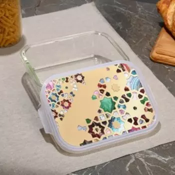 Контейнер из жаропрочного стекла 1040 мл «Мозайка»