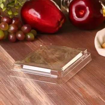 Контейнер- крышка одноразовая, 14,710,9 см, цвет прозрачный