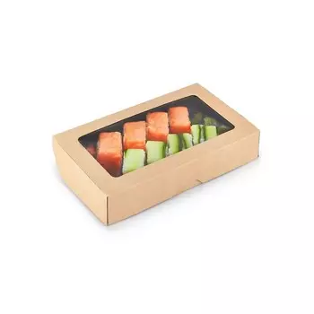 Контейнер на вынос, черный вельвет , 20 х 12 х 4 см, 1000 мл