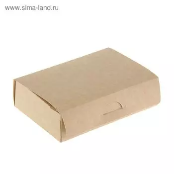 Контейнер на вынос, крафт, 16,5 х 11,5 х 4,5 см, 0,7 л