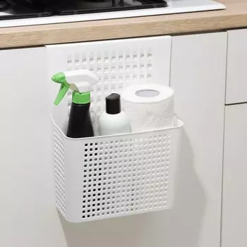 Корзина для хранения навесная на дверцу «Лофт», 24,59,531,5 см, белый