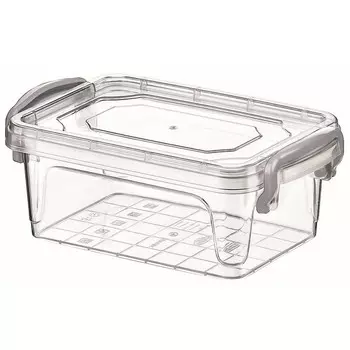 Контейнер пищевой для хранения HobbyLife MultiBox, с крышкой, прямоугольный, 1.2 л