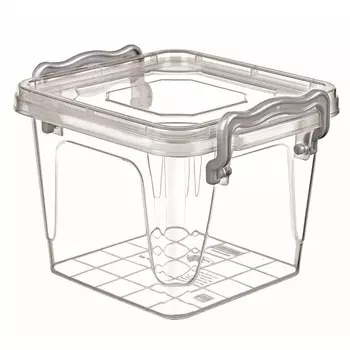 Контейнер пищевой для хранения HobbyLife MultiBox, с крышкой, квадратный, 0.5 л