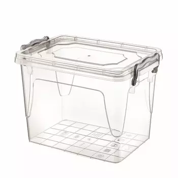 Контейнер пищевой для хранения HobbyLife MultiBox, с крышкой, прямоугольный, 2.7 л