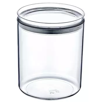 Контейнер пищевой EmHouse, с крышкой и силиконовым уплотнением, круглый, 0.85 л