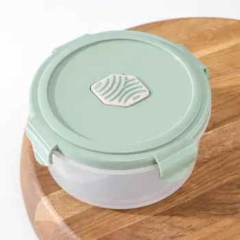 Контейнер пищевой герметичный «Eco Style», 0,55 л, 13,713,76,9 см, цвет зеленый