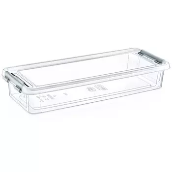 Контейнер пищевой HobbyLife Grand, с крышкой на двух зажимах, 2.5 л