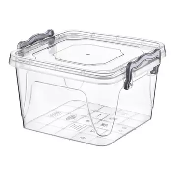 Контейнер пищевой HobbyLife MultiBox Square, 1,2 л, цвет МИКС