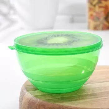 Контейнер пластиковый пищевой «Сочный фрукт», 900 мл, цвет МИКС