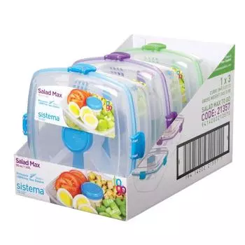 Контейнер с разделителями, 1.63 л, МИКС