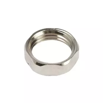 Контргайка RTP, 1/2", внутренняя резьба, никелированная латунь, еврослот