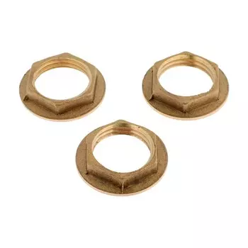 Контргайка с ребордой ZEIN, 1/2", внутренняя резьба, латунь, фасовка 10 шт.