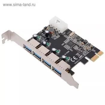 Контроллер PCI-E VIA VL805 4xUSB3.0 Bulk