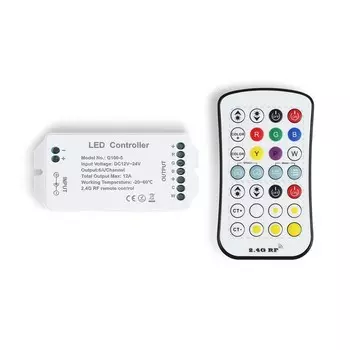 Контроллёр Ambrella для светодиодных лент RGB+CCT с регулировкой температуры света c радио пультом 2.4G 12A