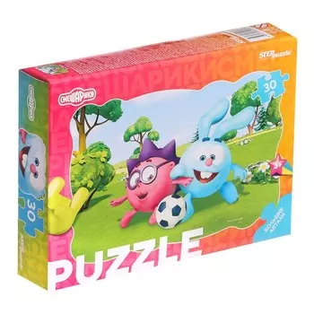 Контурный макси-пазл «Смешарики», 30 элементов