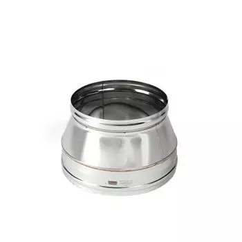 Конус термо, нержавеющая сталь AISI 304, толщина 0.5 мм, d=200 300 мм, с хомутом