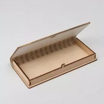 Конверт деревянный "С Юбилеем!" серебряный, синий узор, 17 х 8,5 х 2 см