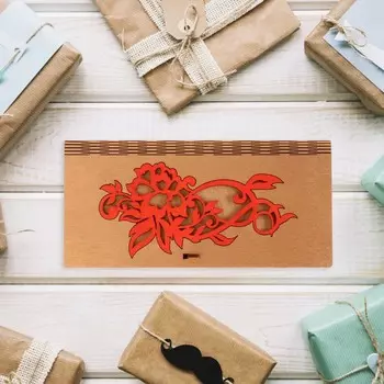 Конверт деревянный "Узор"