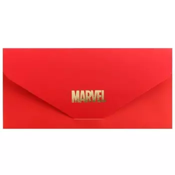 Конверт для денег "MARVEL" тиснение, 19 х 9 см