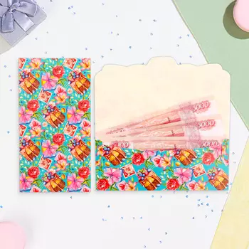 Конверт для денег «Много подарков» 18.58.5 см