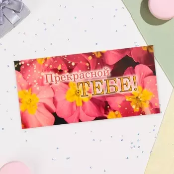 Конверт для денег «Прекрасной тебе!» 16.58 см