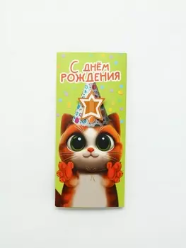 Конверт для денег «С Днём рождения», 16.58 см