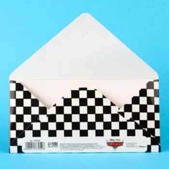 Конверт для денег, 16.5 х 8 см "Самому крутому и быстрому", Тачки