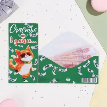 Конверт для денег «Счастье не в деньгах» 178 см