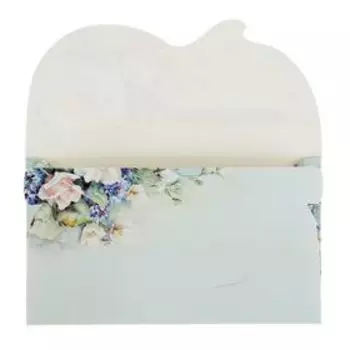 Конверт для денег "Счастья" цветы, накладные элементы