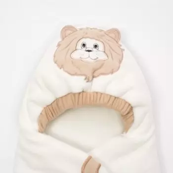 Конверт-кокон «Львёнок», рост 68 см, цвет экрю