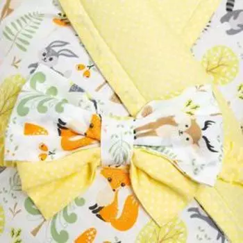 Конверт на выписку, цвет белый/жёлтый