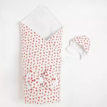 Конверт на выписку, цвет розовый, поплин