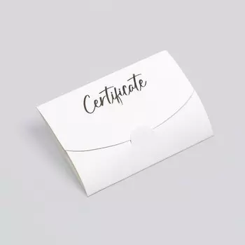 Конверт для подарочного сертификата, с тиснением, слоновая кость, 10.57