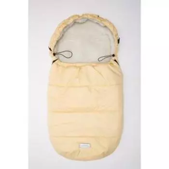 Конверт зимний меховой AmaroBaby Snowy Travel, цвет песочный, 105 см