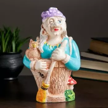 Копилка для денег «Баба Яга», гипс, 131627 см, МИКС