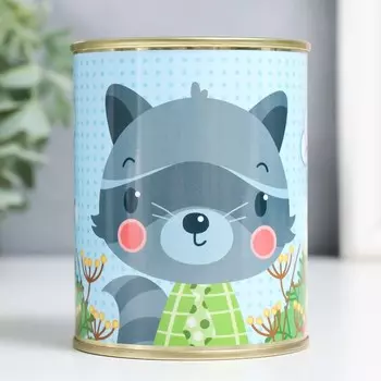 Копилка-банка металл "Енотик"