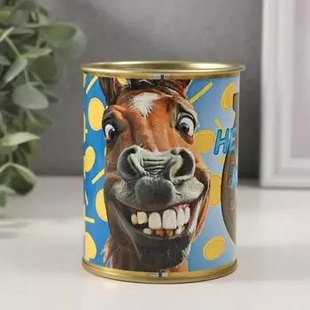 Копилка для денег «Банка. Не жалей. Кидай», металл